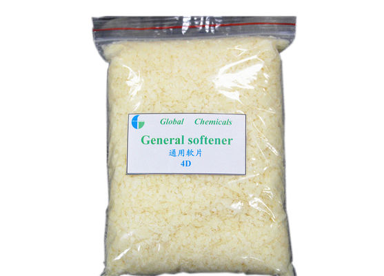 पीला पीला सामान्य नरम करने वाला फ्लेक्स गर्म पानी में घुलनशील विशेष रूप से डाईंग हाउस के लिए