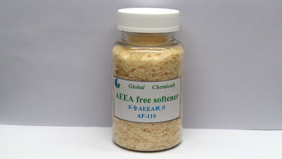 AF - 11S कमजोरी वाले कैटियनिक नरम करने वाले फ्लेक्स और टेक्सटाइल के लिए AEEA मुक्त नरम करने वाला