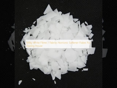 दूधिया सफेद फाइबर/ कपड़ा नॉनोनिक सॉफनर फ्लेक्स डाईंग हाउस के लिए